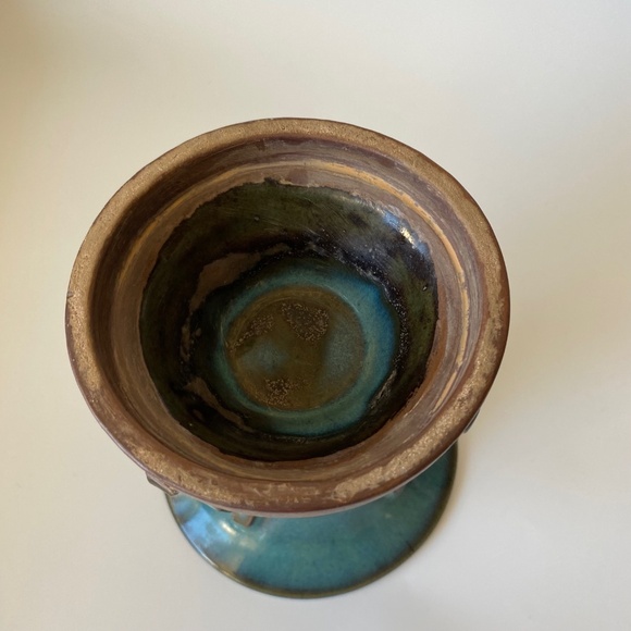 Vintage Chinese JUN Kiln Pottery Vase AS IS - Picture 14 of 15